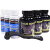 Minoxidil solución + Vitaminas Hair BOOST™ + Dermaroller - para 3 meses