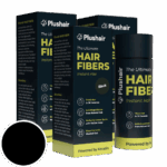 SET 3 paquetes de fibras capilares Plushair HAIR FIBERS - negro