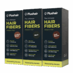 COLORMIX 3 paquetes de fibras capilares Plushair HAIR FIBERS fibras capilares