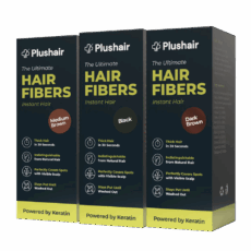 COLORMIX 3 paquetes de fibras capilares Plushair HAIR FIBERS fibras capilares